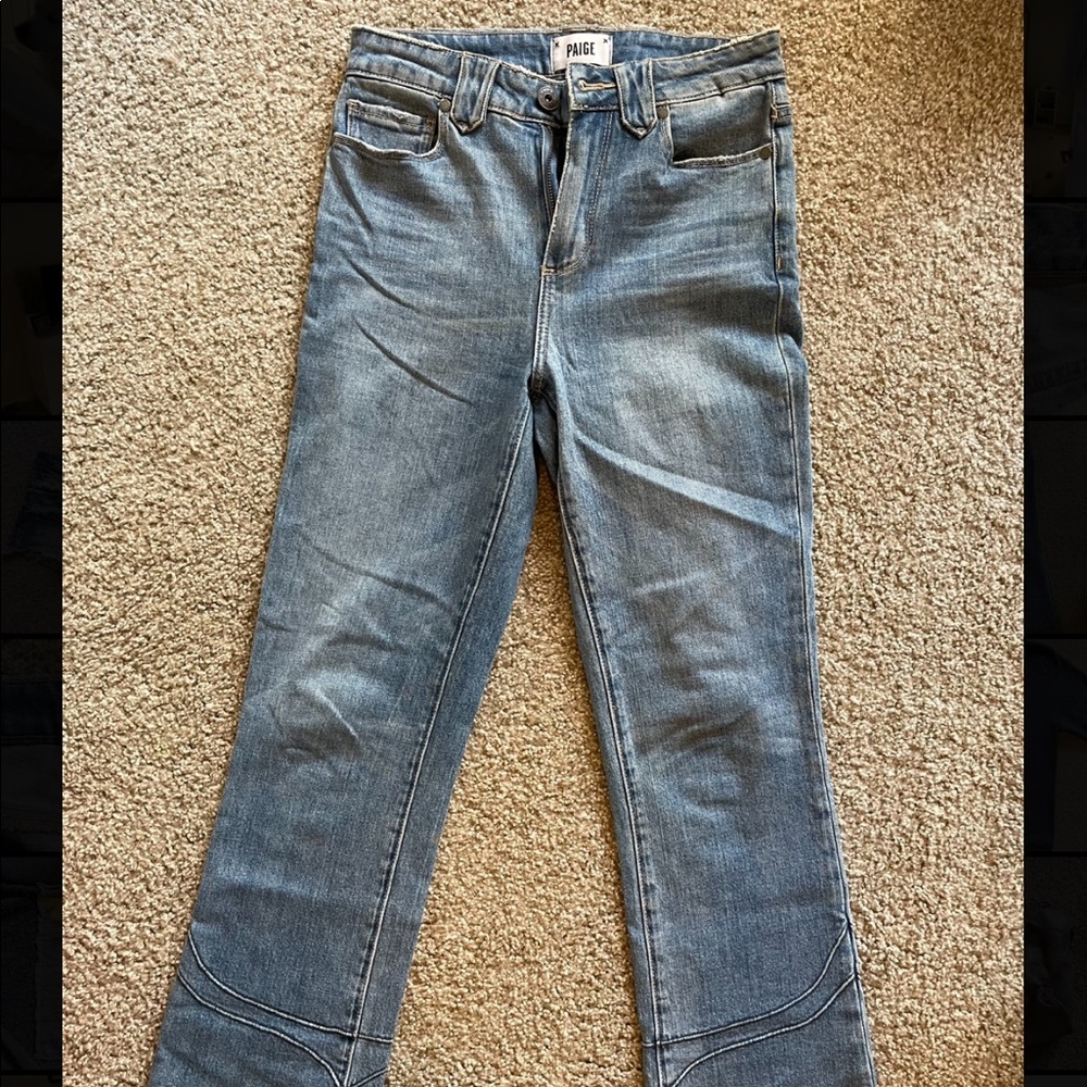 PAIGE DENIM 7/8 Length Flare Jeans